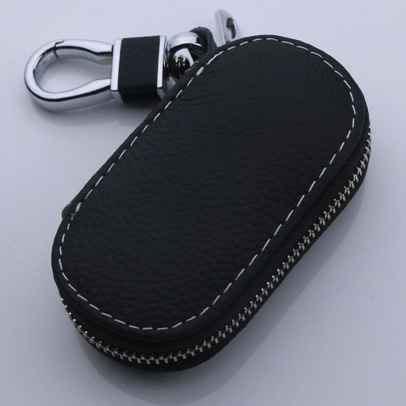 

Leather Car Key Case Full Cover Shell For Maserati Reloj Levante Granturismo Ghibli Ropa Coche Gran Cabrio Keychain Accessories