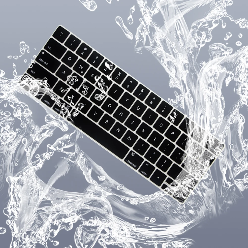 Английская американская Защитная пленка для клавиатуры для Macbook Pro 13,3 A1706 A1989 и 15,4 дюймов A1707 A1990 с сенсорной панелью