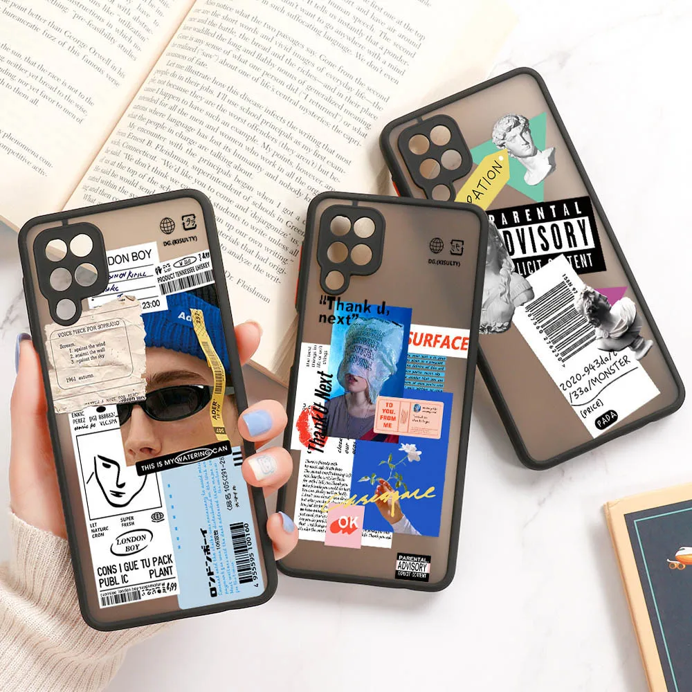 

A52 A51 A32 A12 A71 Case For Samsung A72 A31 A41 A21s A50 A70 A42 A30 A20 A10s A11 M31 M11 A01 Core Cases Luxury Hard PC Covers