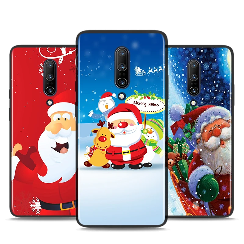 

Santa christmas For LG G8 G8S G8X V35 V40 V50 V60 ThinQ Q60 K40 K50 K30 K51 K61 K71 K92 5G Black Phone Case