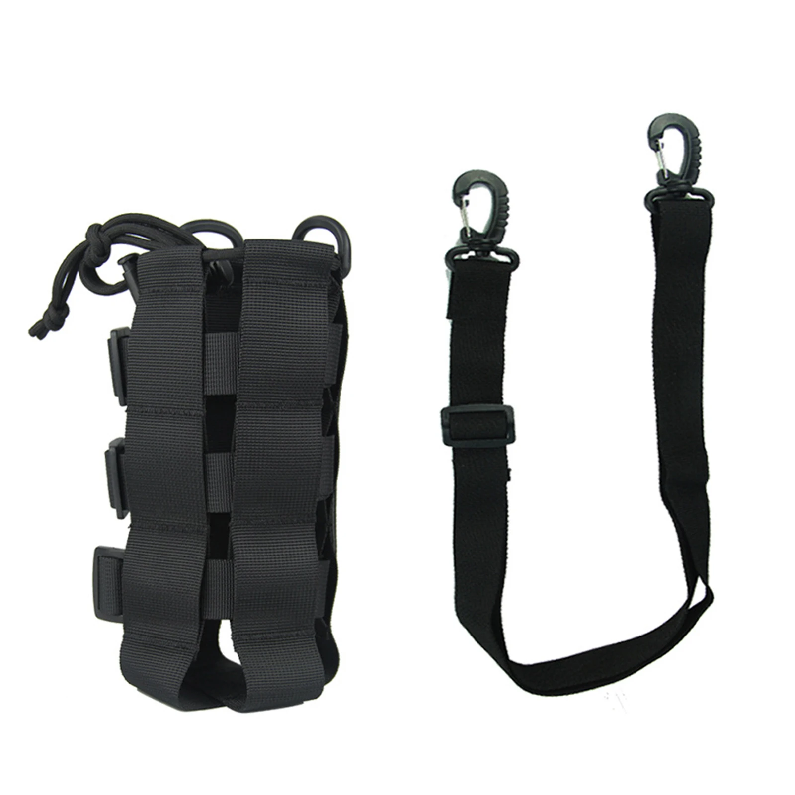 

NEW Multifunctional Water Bottle Carrier Holder Pouch Adjustable Kettle Bag with Double Barrel Buckles Outdoor