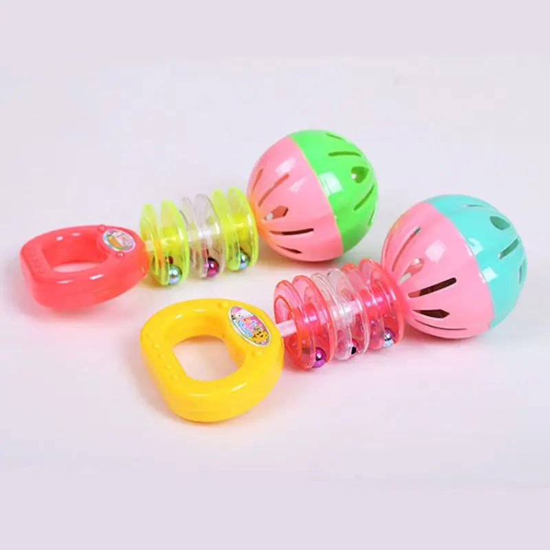 

Baby Rattles Toy Soft Cartoon Hand Knocking Training Grasping Ability Rattle Early Educational Toys For Kid Hand Bell Baby Toys