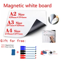 magnetic white board fridge magnets direct adsorption of metal surfaces dry wipe whiteboard marker pen calendar bulletin board