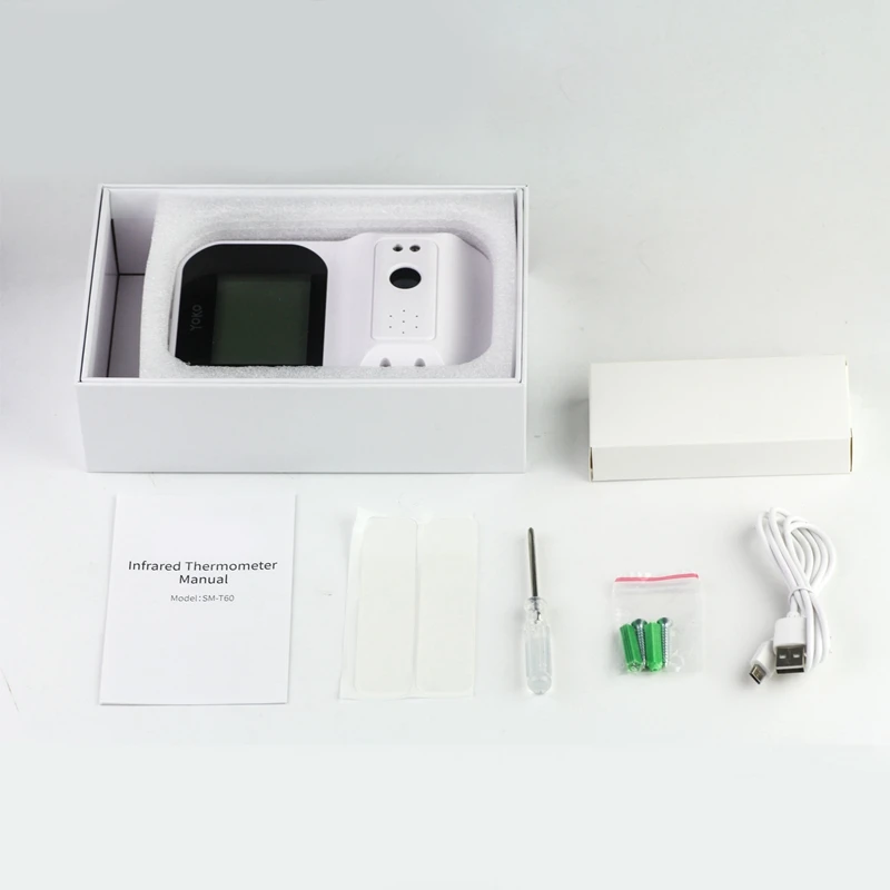 

Non-Contact Infrared Temperature Measurement Wall Mounted Thermometer for Factories Shops Restaurants School Office