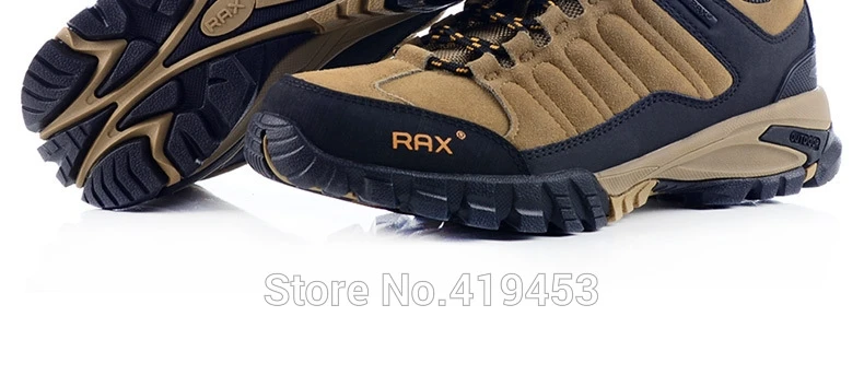 RAX/Водонепроницаемая походная обувь; Мужская Уличная обувь; женская зимняя обувь; кроссовки для альпинизма; A558