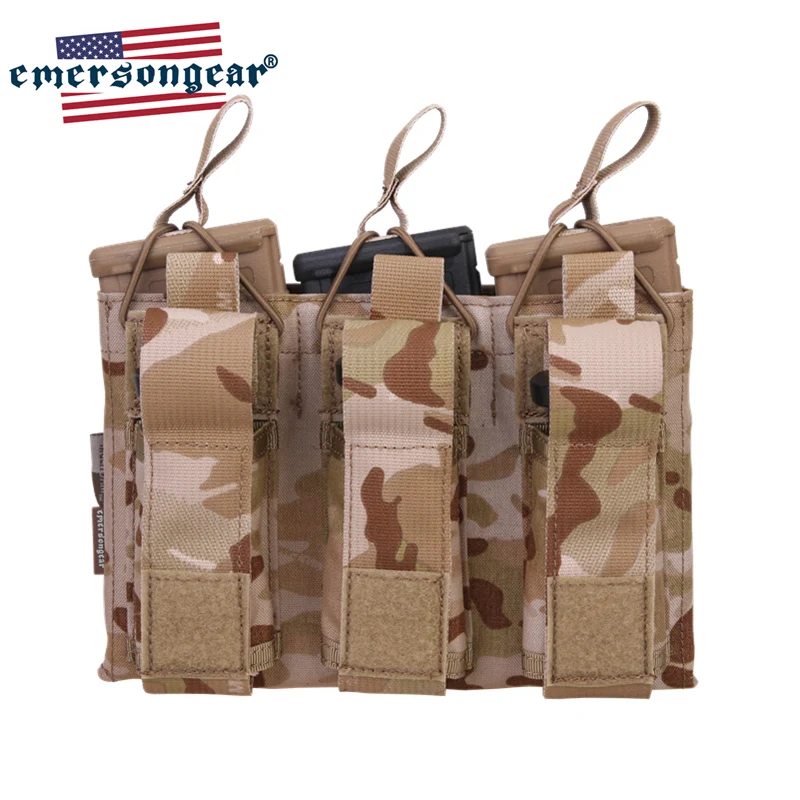 Emersongear тактические тройные Чехлы для журналов M4 5 56 чехол пистолетной винтовки
