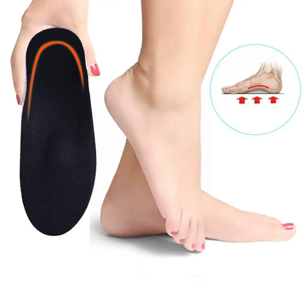 

Orthotic Gel High Arch Support Insoles Gel Pad 3d Arch Support Flat Feet Shock-absorption For Women / Men Orthopedic Foot P J9g5