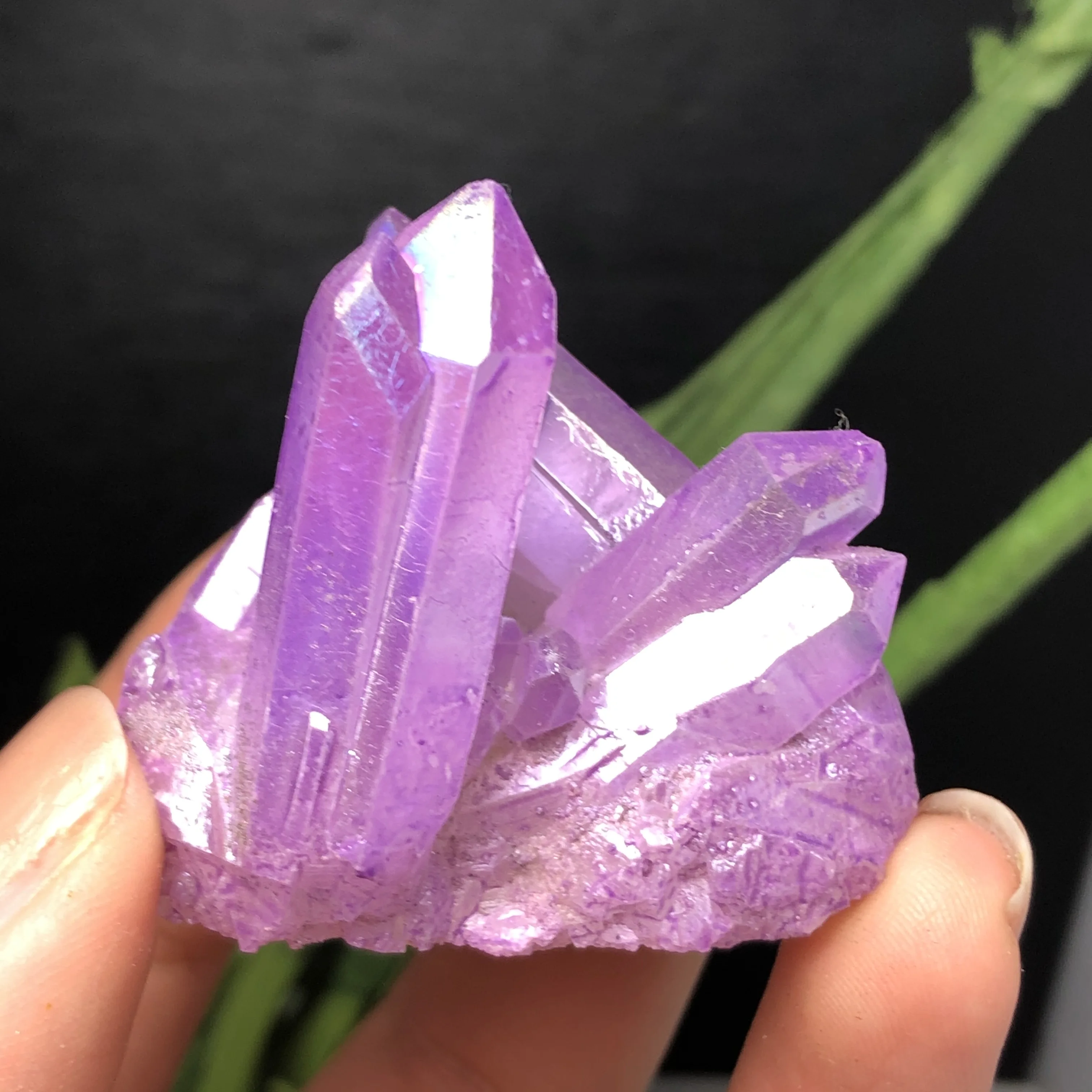 Натуральный аметистовый кристалл семейное украшение лечебный драгоценный