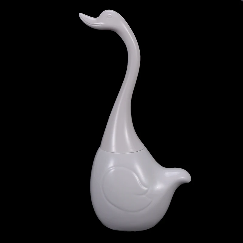

Ceramic Plastic Swan Toilet Brush Holder Creative Bathroom Funny Household Cleaning Tool Cleaning Brush
