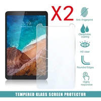 2pcs tablet tempered glass screen protector cover for xiaomi mi pad anti fingerprint anti screen breakage tempered film