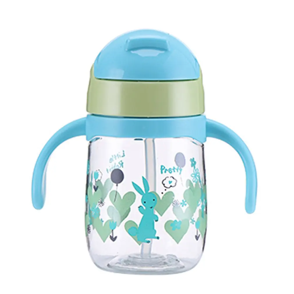 

Infant Feeding Cup With Straw Compact Size Children Learn Feeding Drinking Bottle Kids Training Cup With Straw