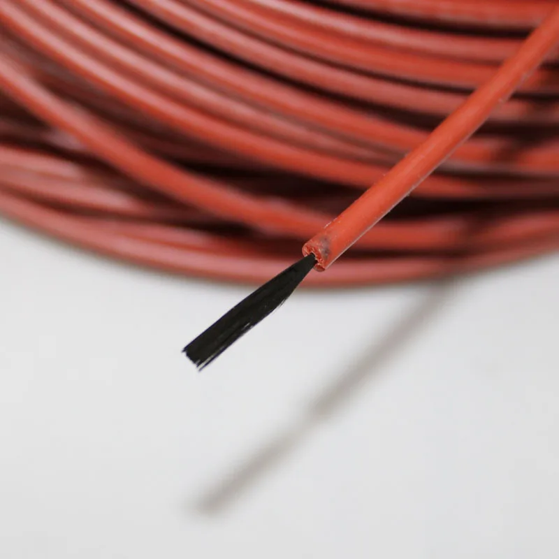 

Infrared Floor Heating Carbon Warm Floor Cable Outsite Room Soft Heat Wire 12K 24K