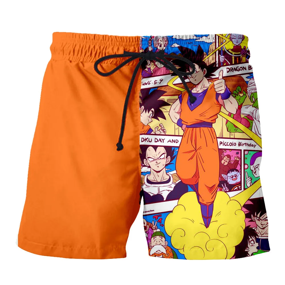 

Japan Anime Goku 3D Printed Loose Shorts Men New Summer Running Harajuku Breathable Casual Beach Shorts Hot Sale Boys Sweatpants