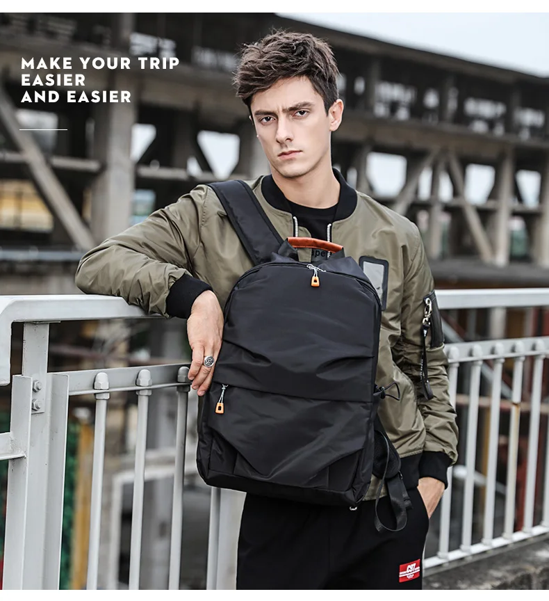 BISON DENIM модный рюкзак унисекс 15 дюймов сумка для ноутбука Водонепроницаемый рюкзак супер светильник для офиса мужской рюкзак N2856