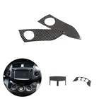 Для Toyota Rav4 RAV 4 2006 - 2012 Автомобильный Центральный контроллер сигнальный светильник ключатель кондиционера вентиляционная крышка внутренний декор из углеродного волокна