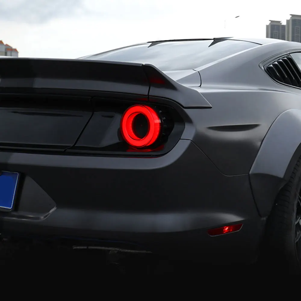 Автомобильный Стайлинг для ford Mustang задняя фара 15-19 для Mustang задние фонари, выделенный Автомобильный свет, светодиодные задние фонари с 2 шт