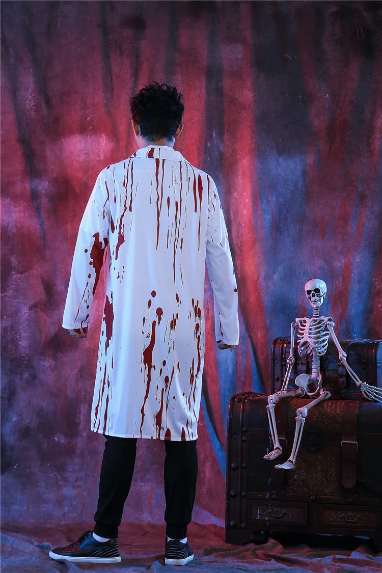 Взрослый костюм для косплея медсестры врача зомби костюмы на Хэллоуин мужчин