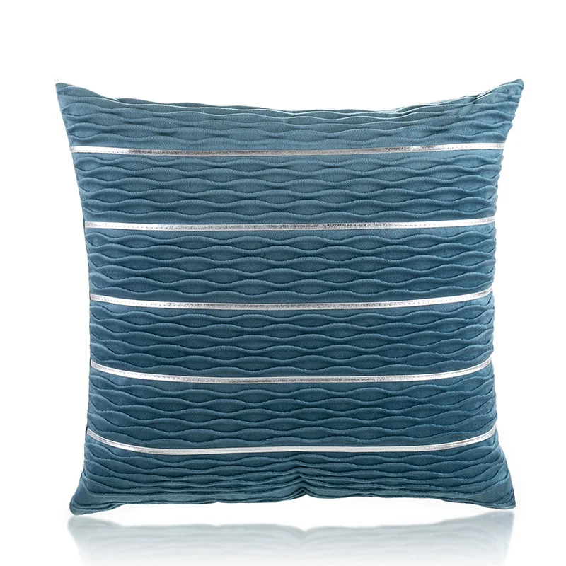 Роскошная золотая Бронзированная Толстая бархатная наволочка для подушки