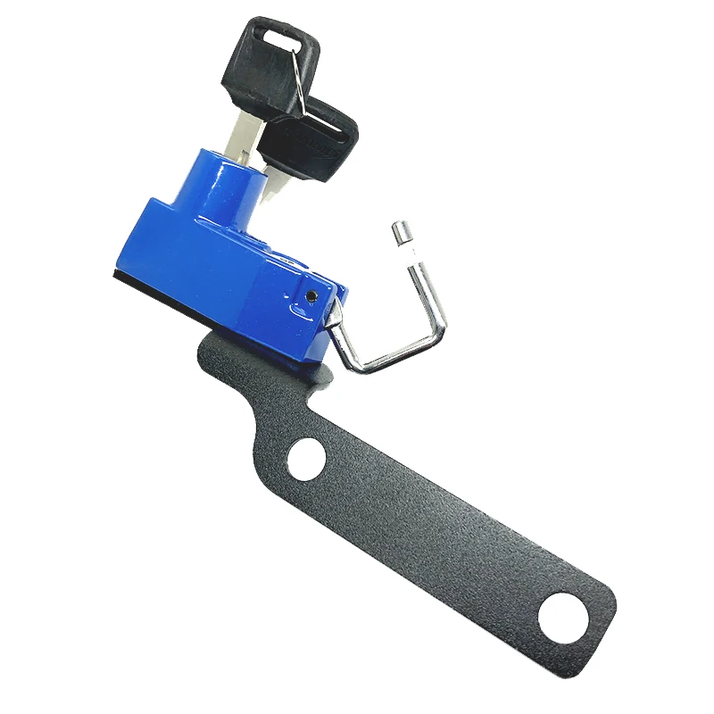 Комплект замков для мотоциклетного шлема 6 цветов противокражная защита