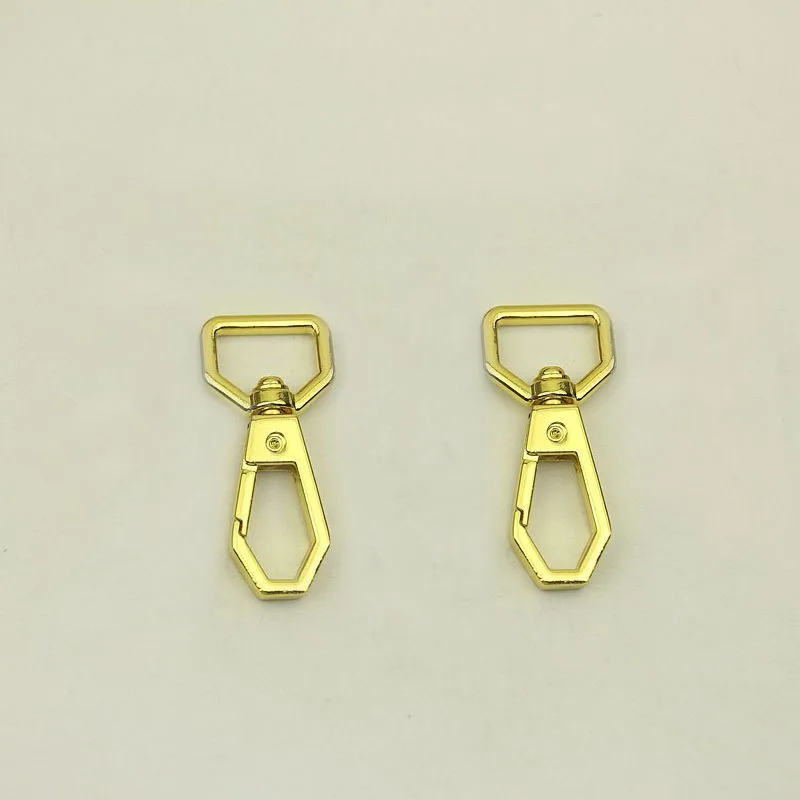 30Pcs 16mm K Gold Metal Hanger Buckles Dog Collar Lobster Clasp Handbag Strap Swivel Trigger Clip Snap Hook DIY Craft Accessory