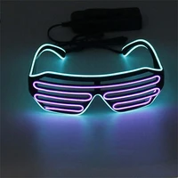 led luminous glasses halloween glowing neon christmas party bril flashing light glow sunglasses glass festival supplies costumes