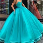 Красное Бальное Платье MYYBLE, платья для выпускного вечера, 2021 милое Тюлевое платье из органзы, платья для торжества, длинное платье для выпускного вечера, желтые вечерние платья