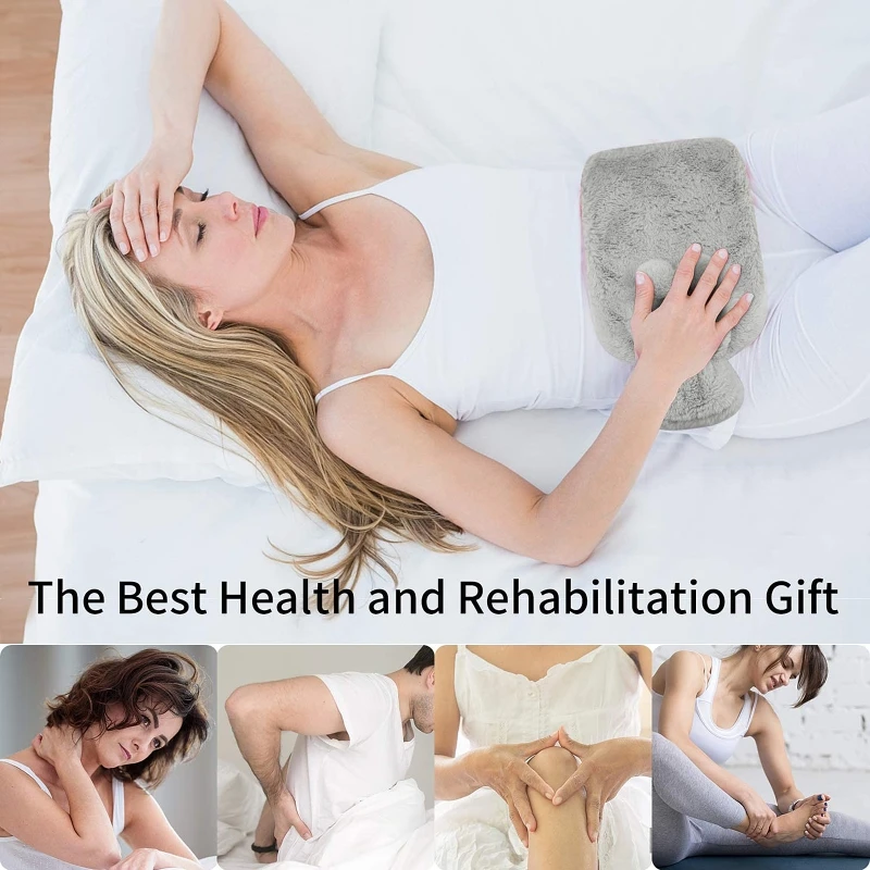 Милый плюшевый чехол для бутылки с горячей водой 2 шариками объемом 1800 мл сумка