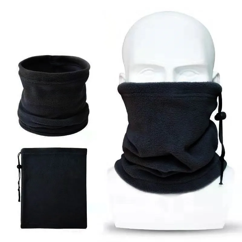 

Winter thick windproof fleece scarf outdoor sports motorcycle riding scarf warm mask collar
