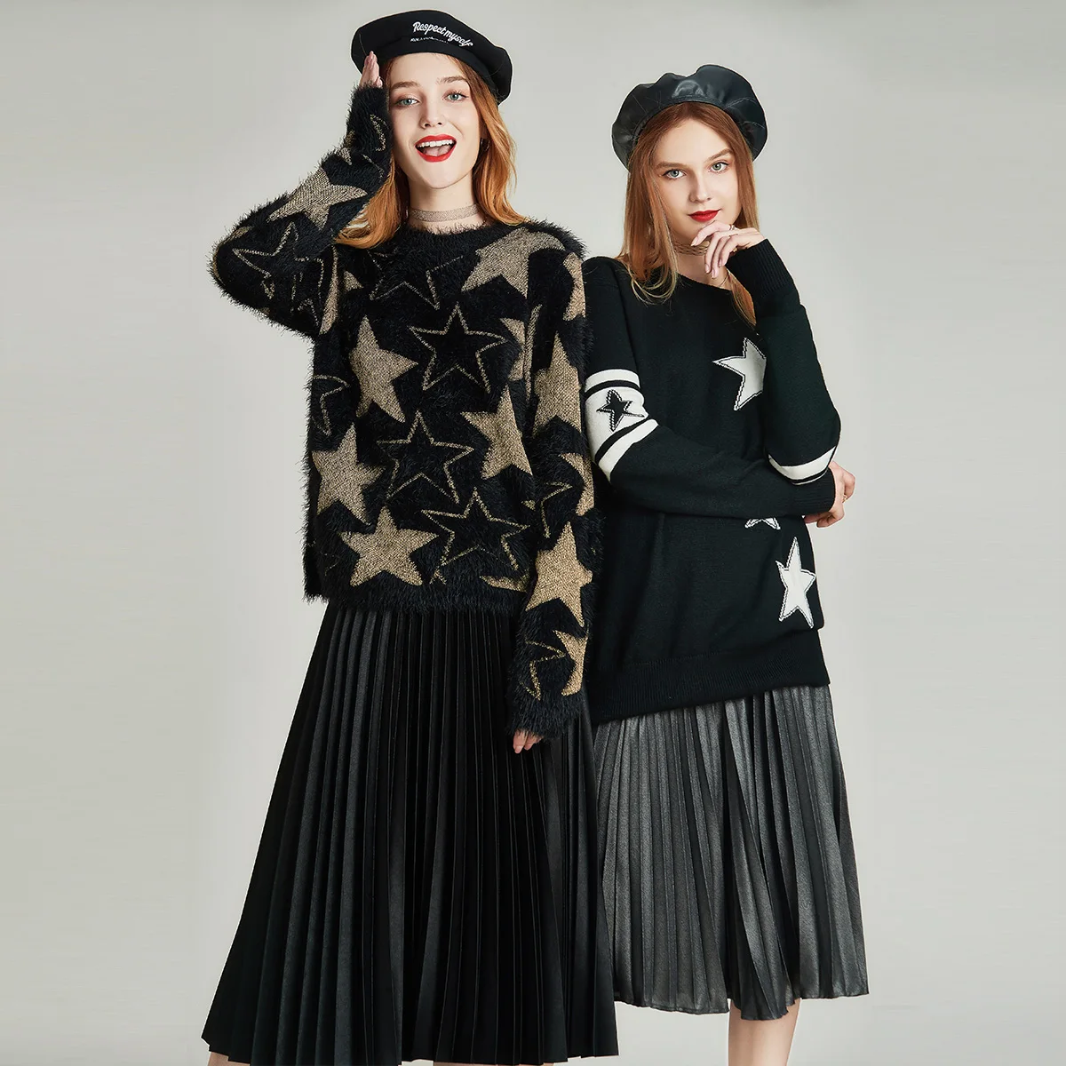 HAVVA осенне-зимний новый женский свободный теплый свитер пуловер с круглым