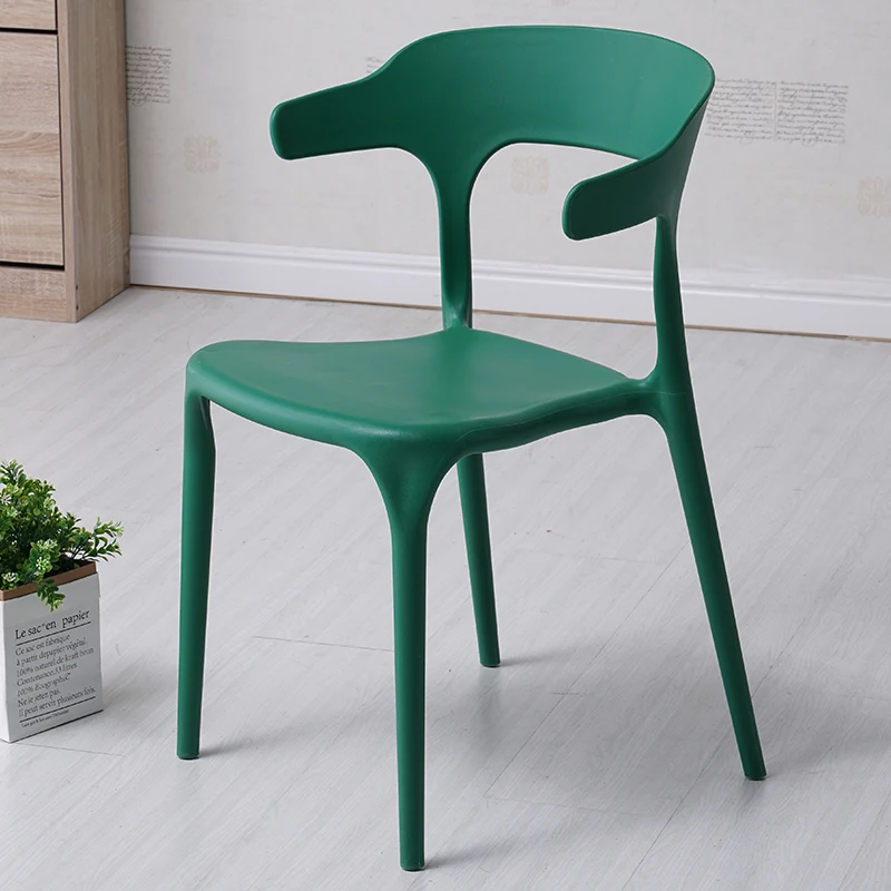 Nordic пластиковый стул простой обеденной для офиса обучение и планировать