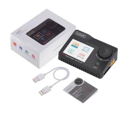 

Балансирующее зарядное устройство ToolkitRC M8S 400 Вт 18A с цветным экраном, зарядное устройство Dis для 1-8S Lipo LiHV Life Lion NiMh Pb аккумулятора