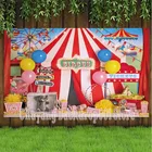 Цирк фотография Фон парк развлечений дети портрет Новорожденный ребенок душ фон фотосессия Декор