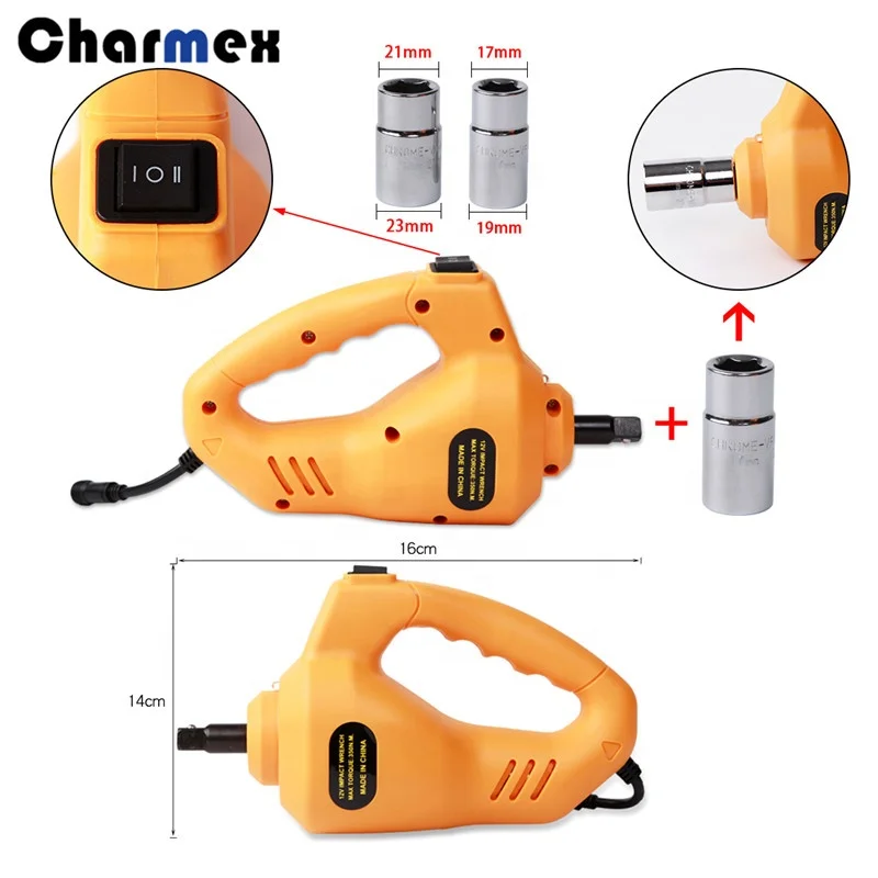 Купить Автоматический Автомобильный домкрат Charmex, Электрический ударный гайковерт, набор автомобильных горизонтальных ножниц, автомобильный гид...