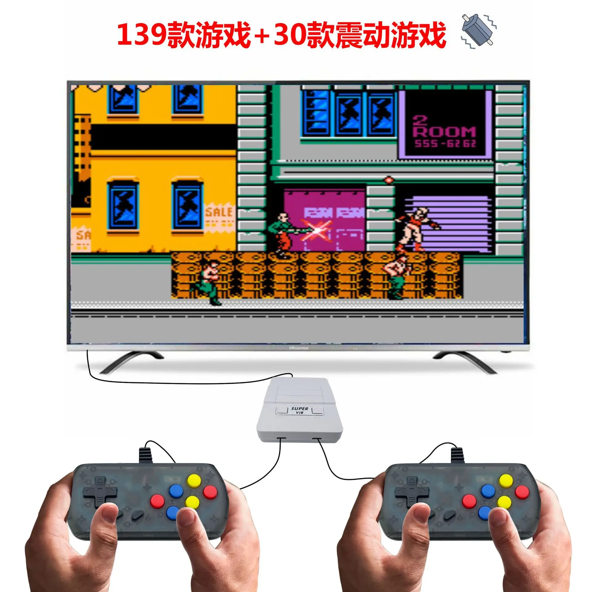 Супер VIB-tv Вибрирующая ручка игровая консоль SNES ТВ игровая машина Вибрирующая игра домашняя игровая машина игровая консоль с 169 играми