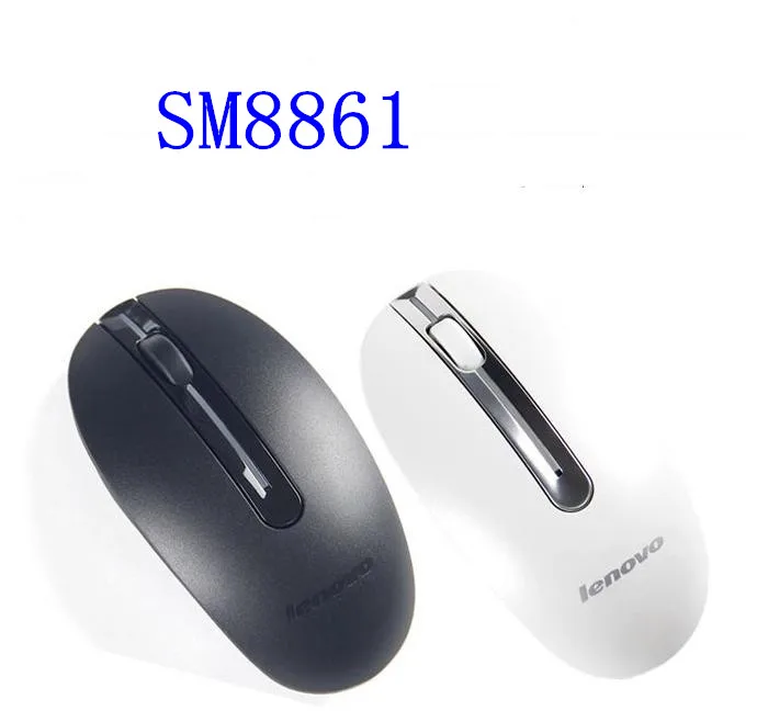Lenovo SM-8861 Беспроводная лазерная мышь 2,4 ГГц 1000 точек/дюйм легкие мыши для ноутбука Thinkpad черный серебристый белый iMac