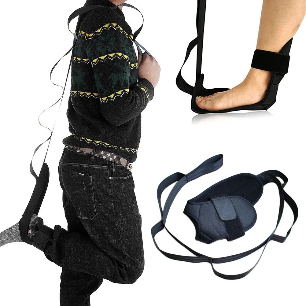

Yoga Ligament Stretching Belt Pilates Foot Drop Strap BalletTraining Stretching Belt Polyester 115 X 14cm Training Tape Fitness