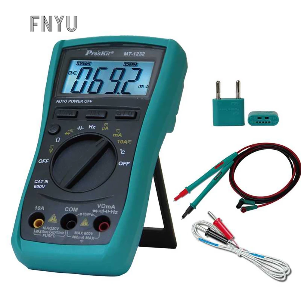 Мультиметр Pro 'sKit MT 1232 C многофункциональный мультиметр автоматический цифровой