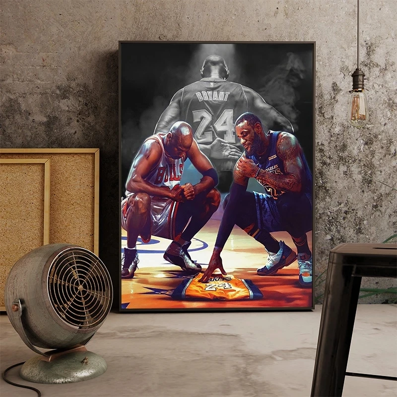 

Beroemde Basketball Star Player Mvp Atleet Poster Wall Art Print Canvas Painting Pictures Voor Woonkamer Home Decor Jongens Idol