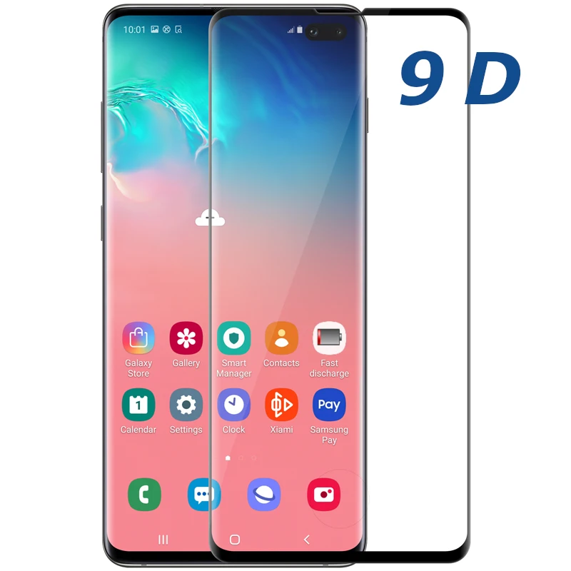 

2pcs/lot 9D Tempered Glass For Samsung Galaxy S10 S9 Plus Screen Protector For Samsung Galaxy S10 Lite S10e
