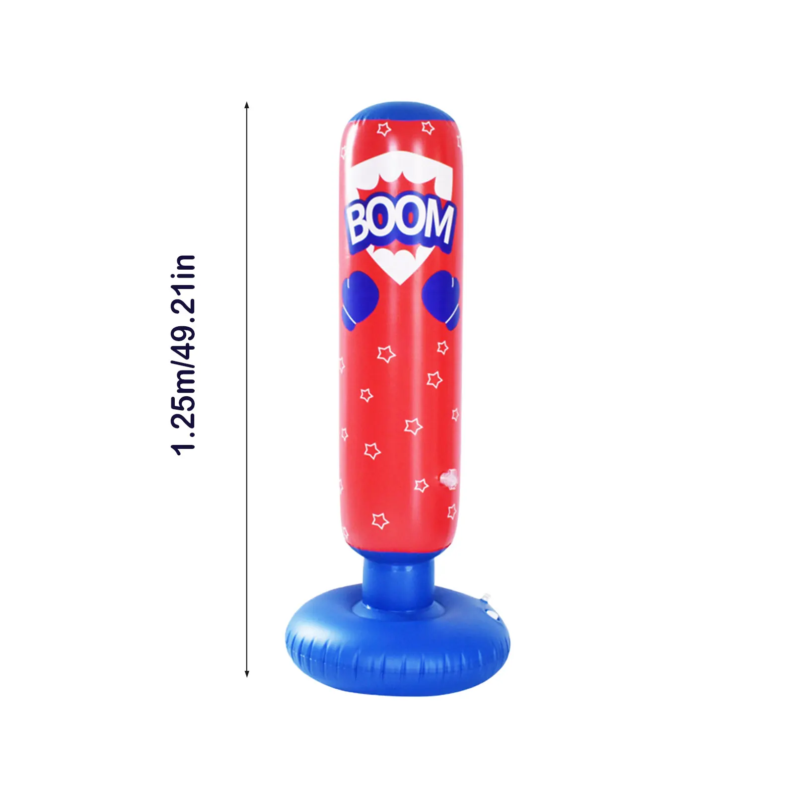 

1.6/1.7m Unisex Children Inflatable Punching Bag Kids Heavy Boxing Bag For Boxing Home Gym Fitness Fight Training Stress Relief
