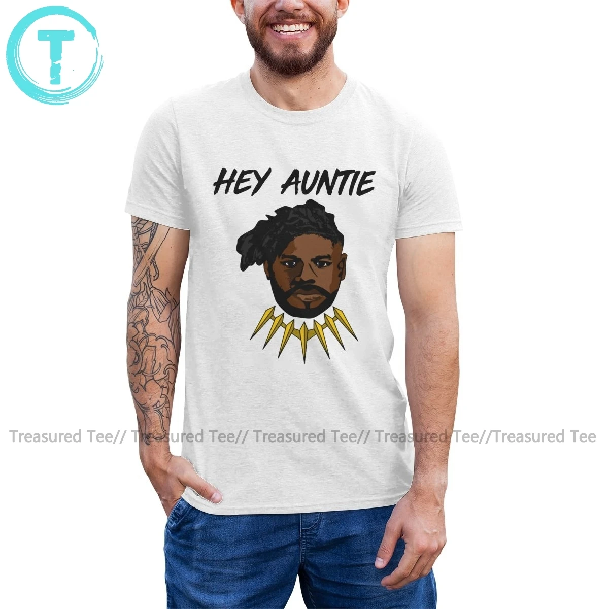 Killmonger футболка Эй тетя с коротким рукавом забавная графическая Мужская 5x пляжная