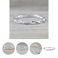 chic ring popular jewelry shiny elegant bright luster ring for wedding ring women ring