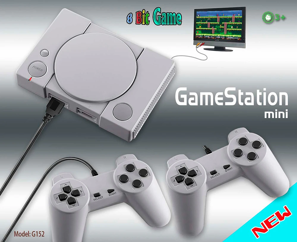 Классическая игровая консоль Consola 8 бит Ретро с 620 играми в мини-игровой станции