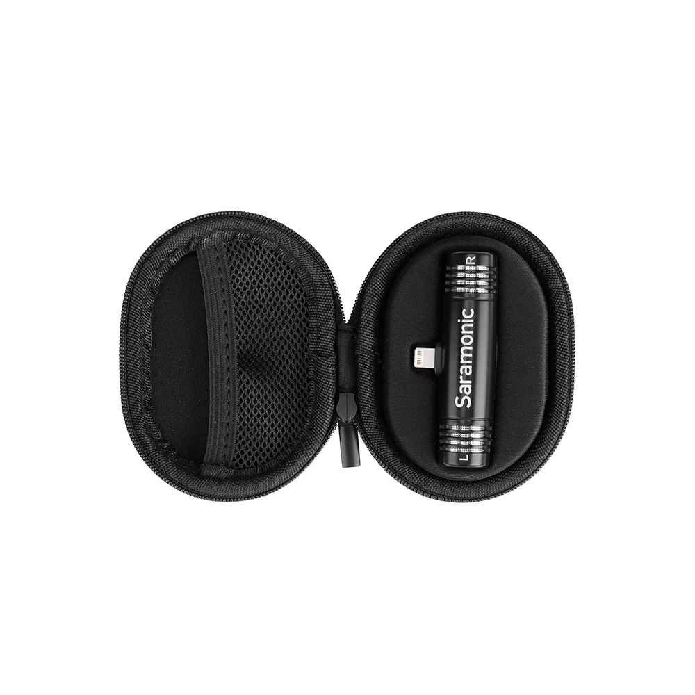 Компактный стереомикрофон Saramonic SPMIC510 Di Plug and play для устройств iOS с разъемом
