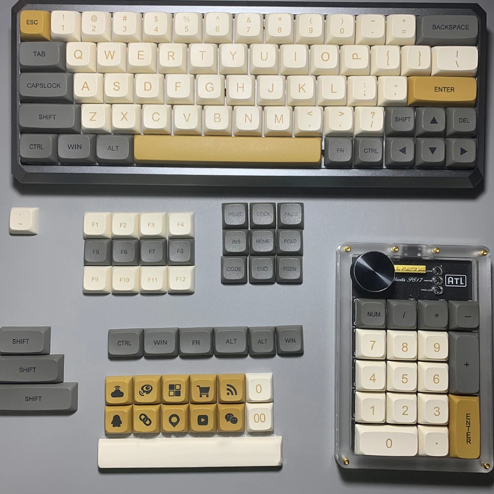 Колпачки для клавиш XDA Profile PBT Cherry Mx Gateron Kailh Box Механическая игровая клавиатура с