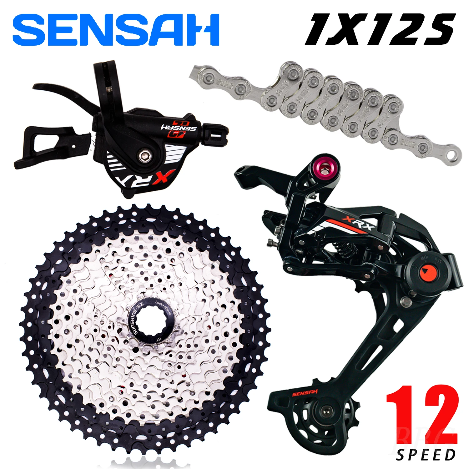 

Сенсорный циферблат SENSAH XRX 1x12, регулируемый задний циферблат, 12 Скоростей, маховик, звездочка ZRACE, для горного велосипеда M8000 H L, Новинка