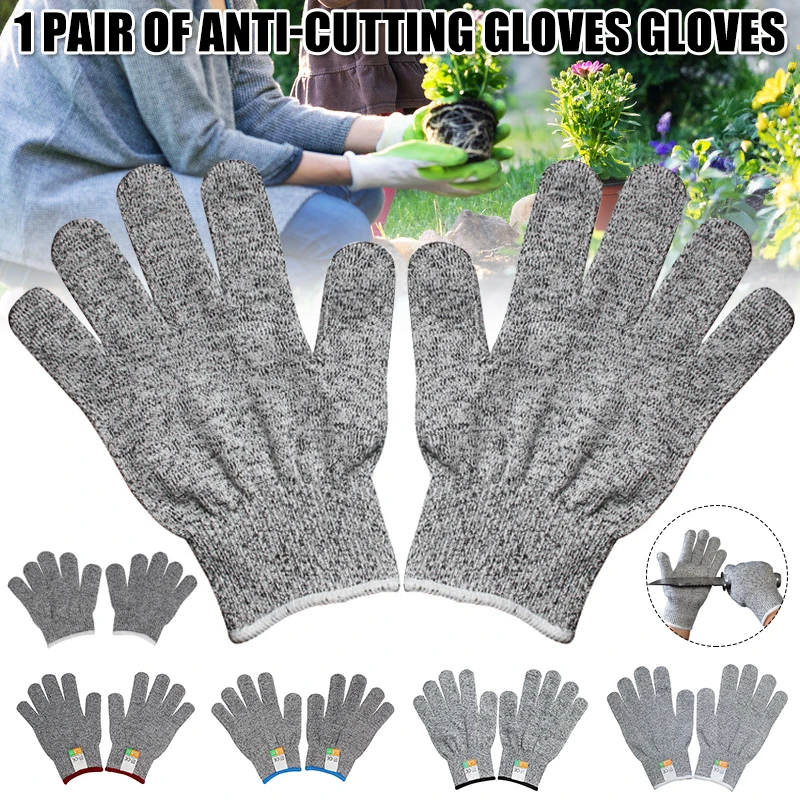 

Cut-Proof Texting Gloves Anti-Slip Hand Protection HPPE for Industrial Cutting Kitchen Durable B88