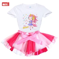 toddler kids baby girl white blouse t shirt short skirts 2 piece suits summer short sleeve 2pcs infant girl clothes 2 9 years