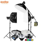Передатчик Godox DP400III  DP600III  DP800III  DP1000III 2,4G X2T, студийная стробоскосветильник вспышка, стойка, софтбокс, набор для подсветильник Ки