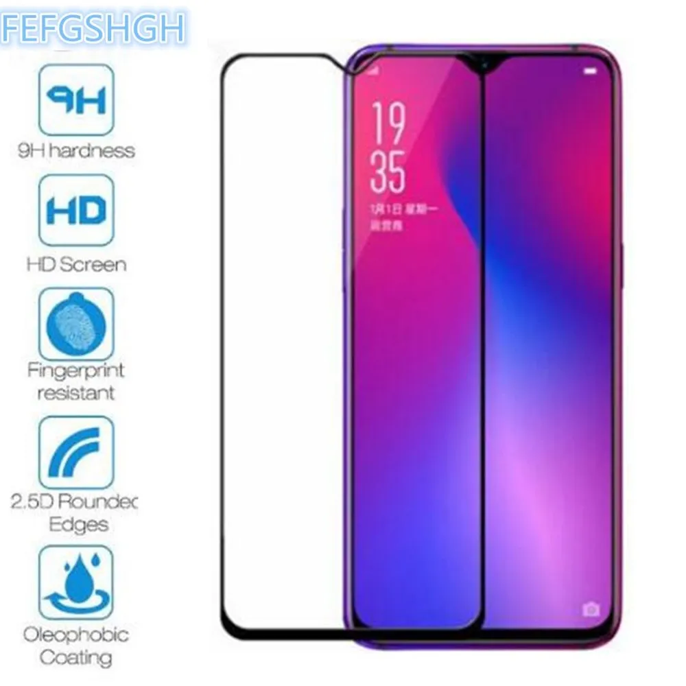 2 шт Полное покрытие экрана протектор для OPPO AX7 CPH1901 CPH 1901 закаленное стекло на OPPOAX7 OPPO AX 7 A7 защитное стекло пленка